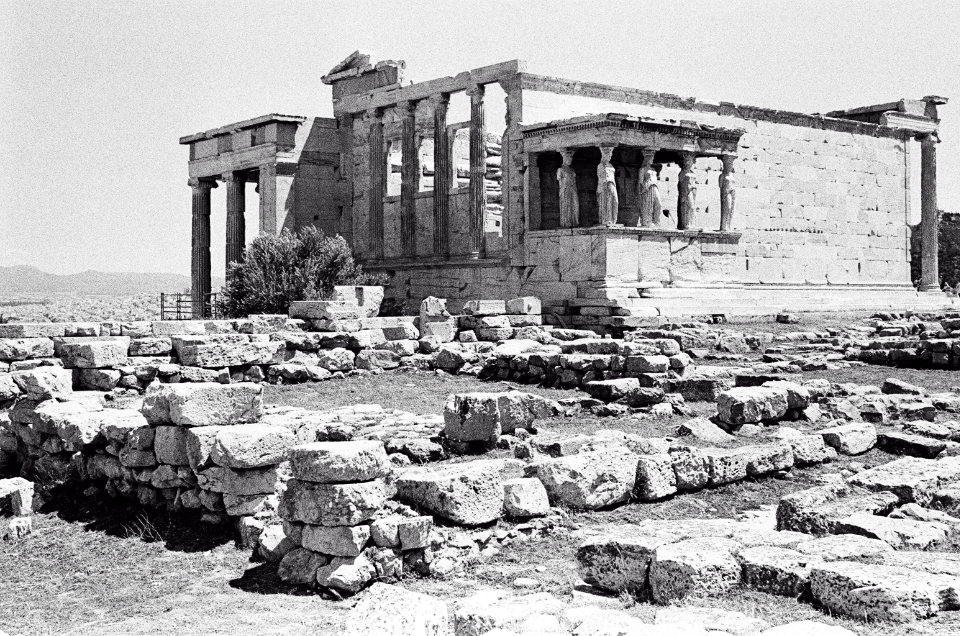 Erechtheion on the Acropolis, south-east corner