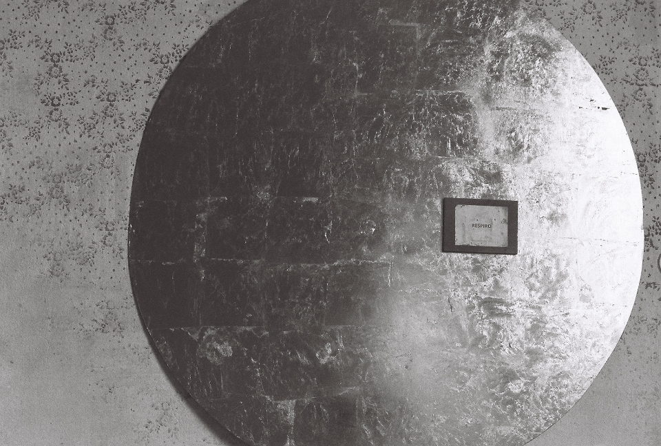 round sculpture by Paolo Mezzadri