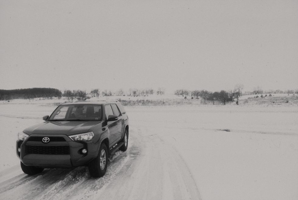toyota 4 runner in winter snow photographed by Luigi Cassinelli