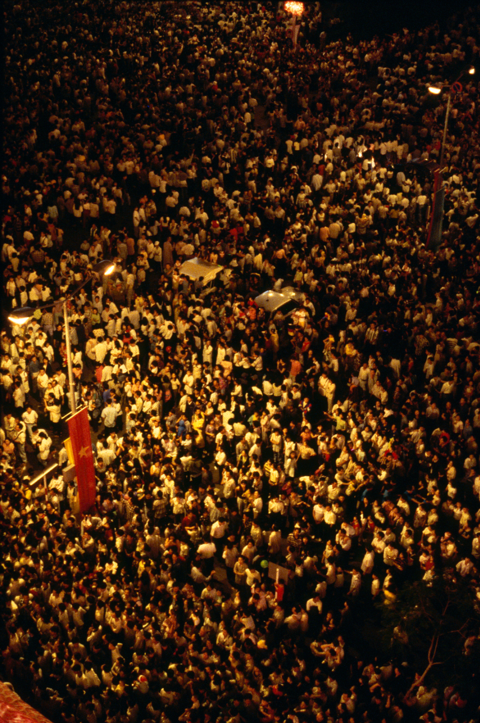 crowd in Ho Chi Minh City, 1999