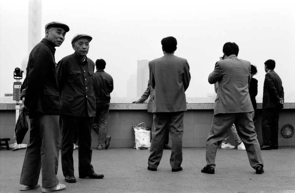 two generations, Shanghai 1995