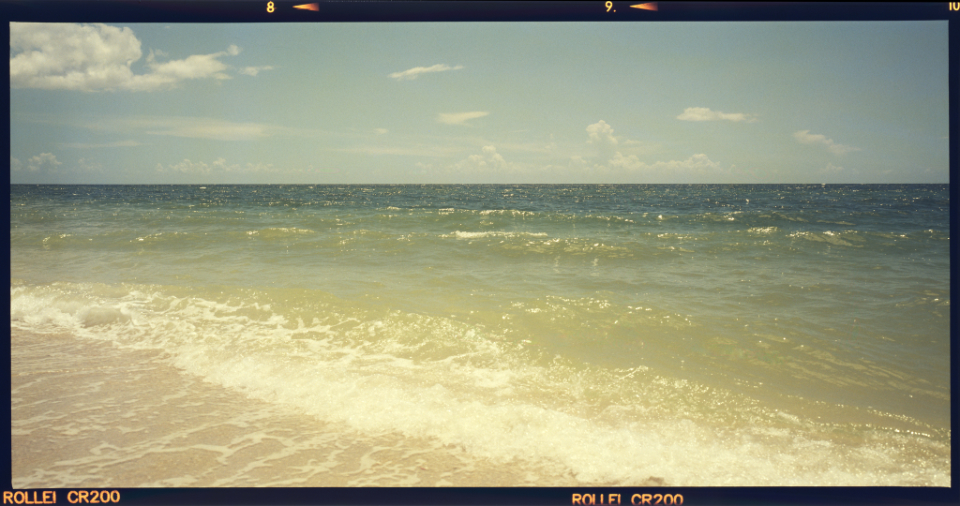 looking west on clam pass, gulf of mexico